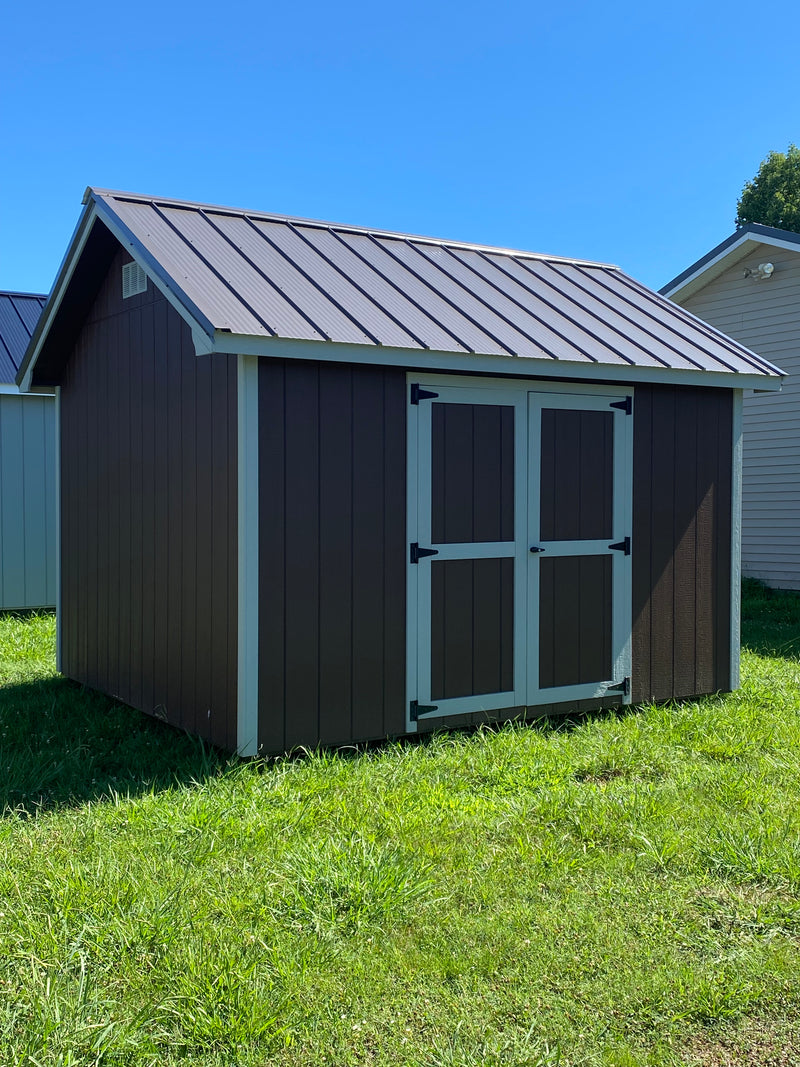 Load image into Gallery viewer, 10x12 Garden A-Frame Lancaster Shed
