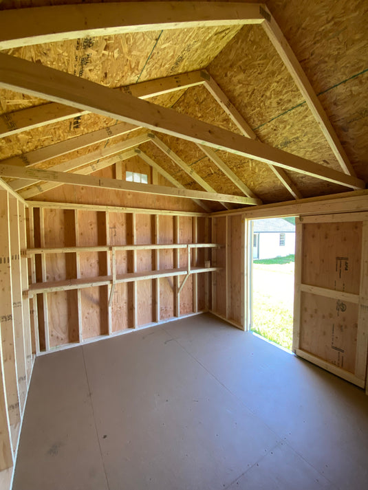 10x12 Garden A-Frame Lancaster Shed