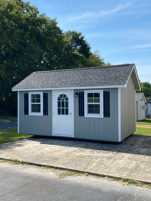 10x16 Garden A-Frame Home Office (Finished Interior!)