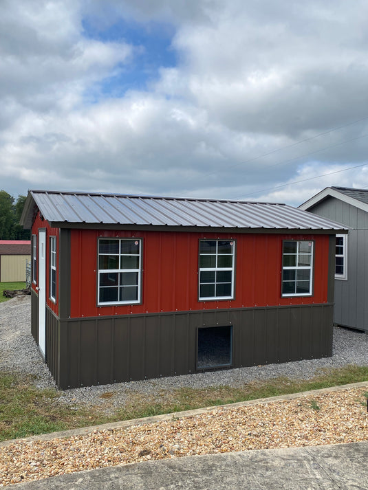 12x15 Metal Chicken Coop