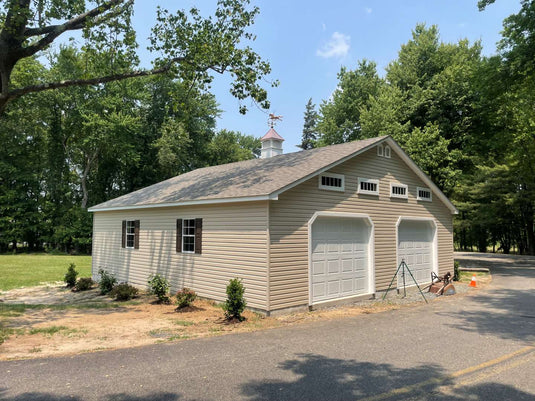 Site Built Truss Garage