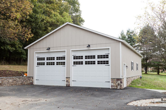 Site Built Truss Garage