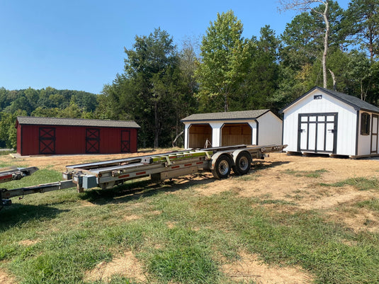 Shed-Row Horse Barn