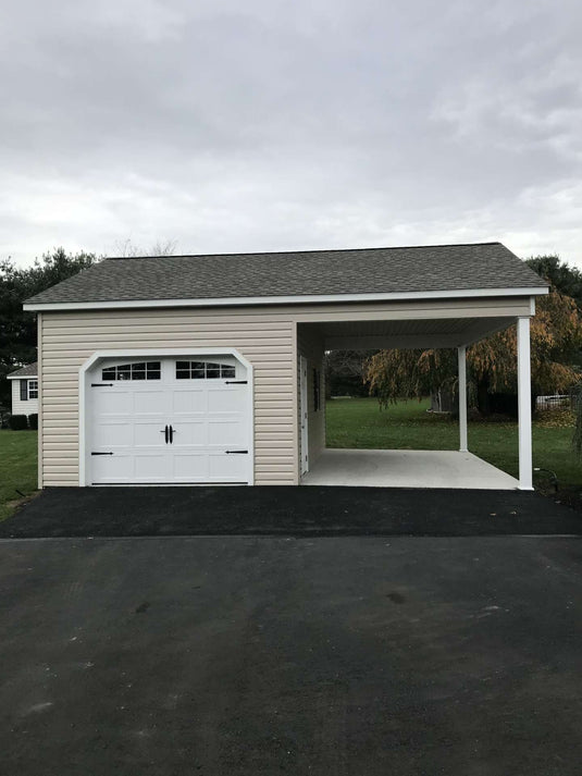 Site Built Truss Garage