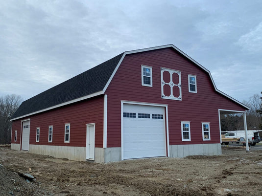 Site Built Truss Garage