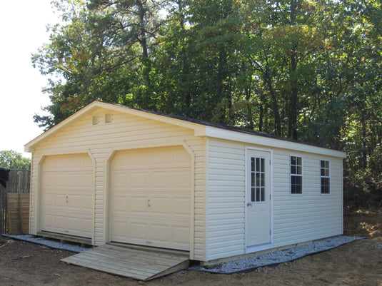 Single Story Double Wide Garage