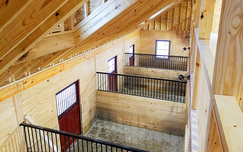 Load image into Gallery viewer, High Profile Center Aisle Horse Barn
