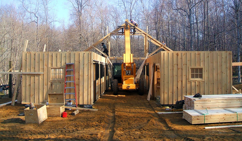 Load image into Gallery viewer, High Profile Center Aisle Horse Barn
