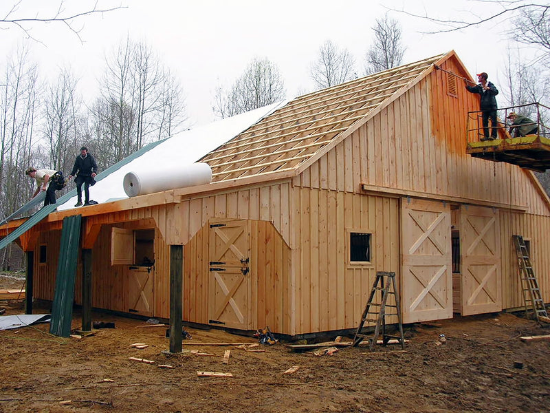 Load image into Gallery viewer, High Profile Center Aisle Horse Barn
