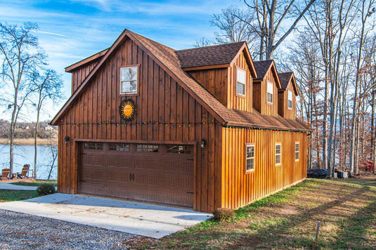 Site Built Truss Garage